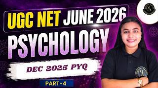 UGC NET Psychology December 2025 PYQ | Complete Paper Analysis & Detailed Solutions | JRF 2026