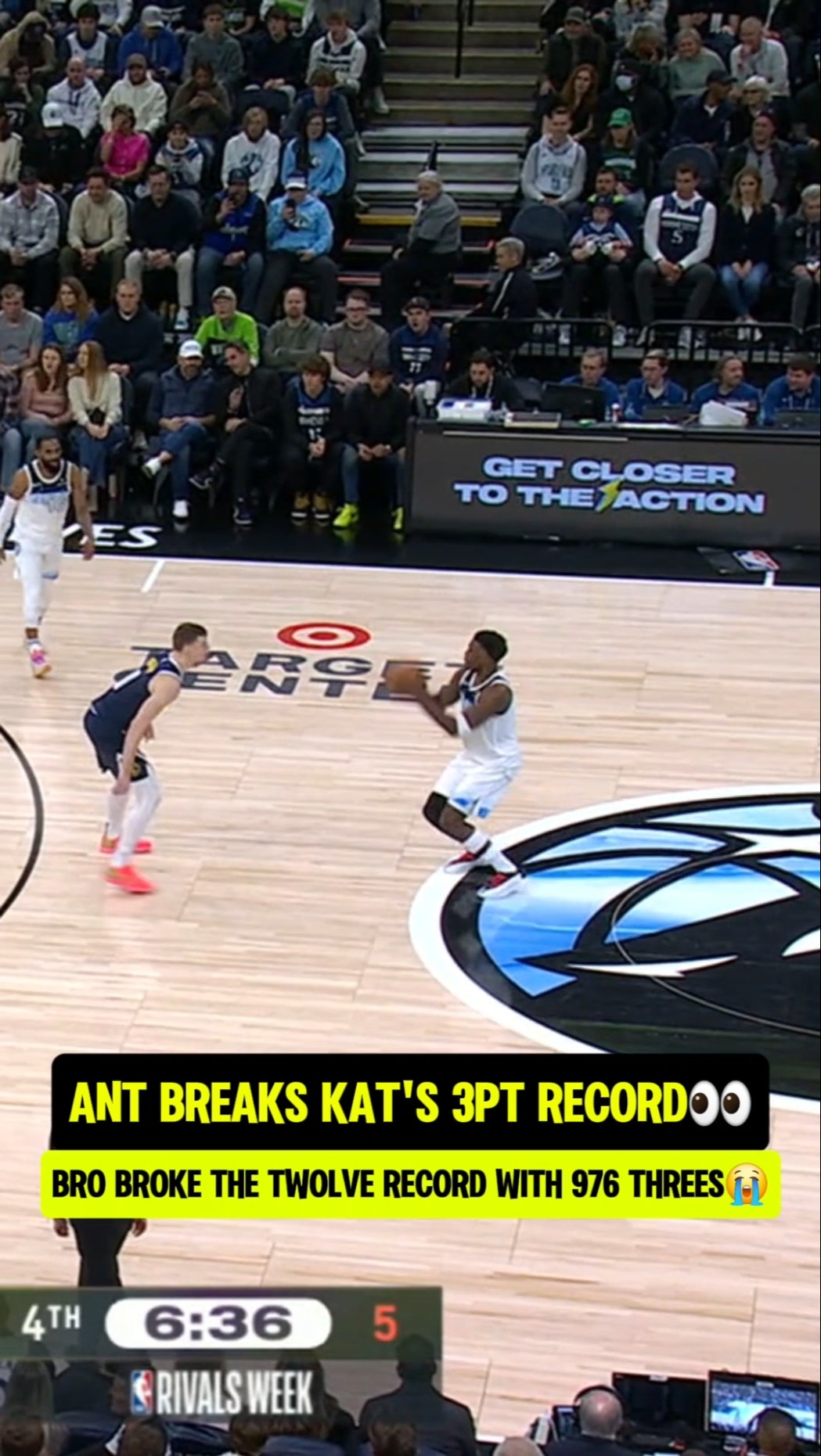 Antman hit a logo 3 for the Record?