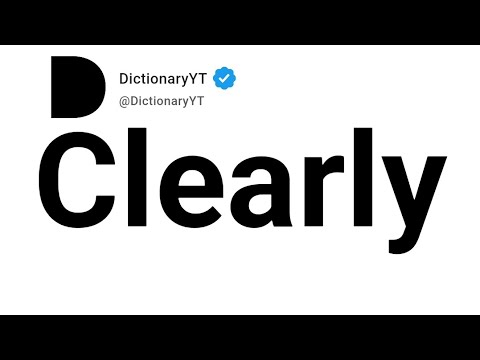 Clearly Meaning In French - YouTube