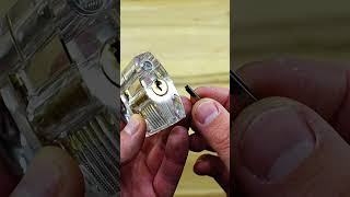 How to open a lock with a swiss army knife