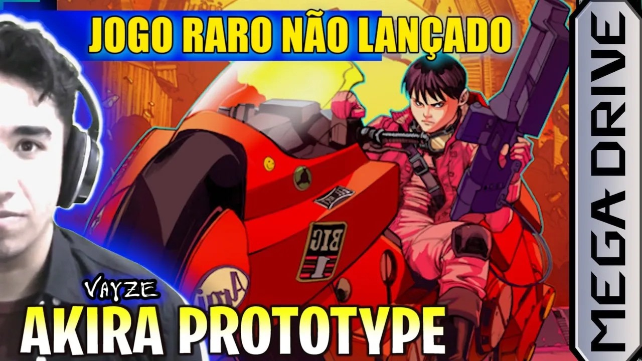 AKIRA PROTÓTIPO P/ MEGA DRIVE (SEGA GENESIS) JOGO RARO NÃO LANÇADO