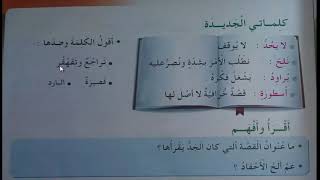 دراسة نص   بساط الريح   صفحة 116 السنة الثالثة ابتدائي