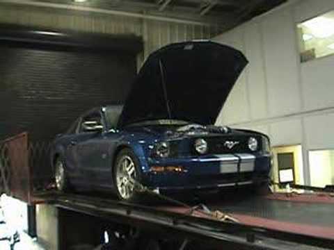 Tom's Magnacharged 2005 Mustang GT on the dyno