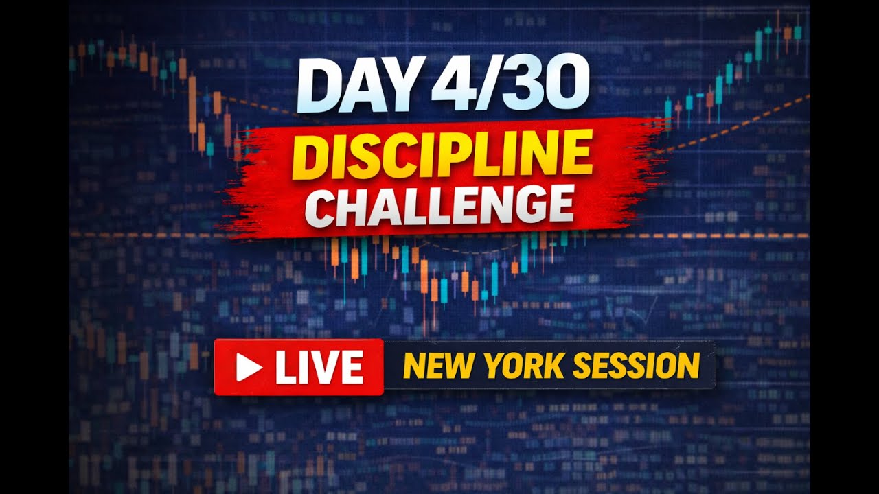 Day 4/30 Discipline Challenge | New York Session Forex Live | TrendChaserFX