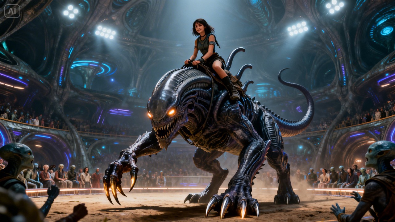 Alien Sent Her Beast to Kill the Deathworld Girl | She Came Back Riding It ｜ HFY Sci Fi