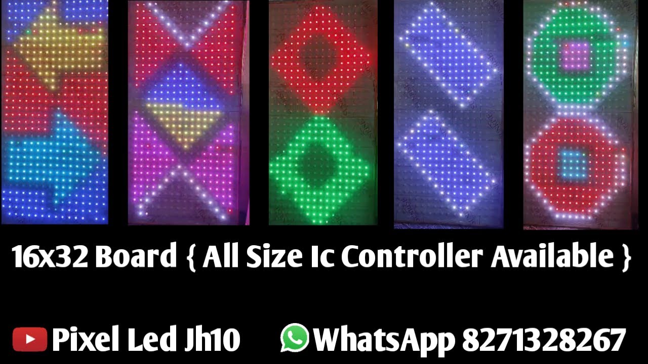 16x32 Board { All Size Ic Controller Available } Pixel Led Jh10 = 8271328267