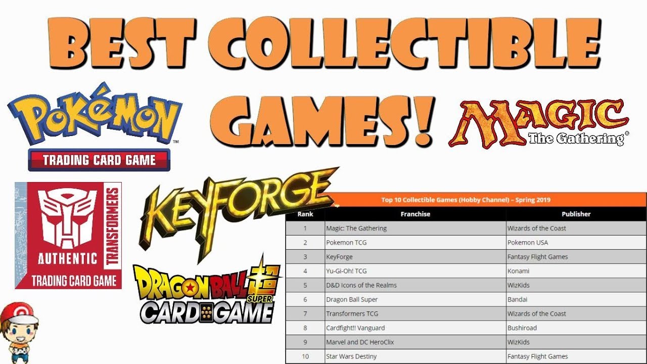 The Top 10 Collectable Games Top 10 Tcgs Youtube