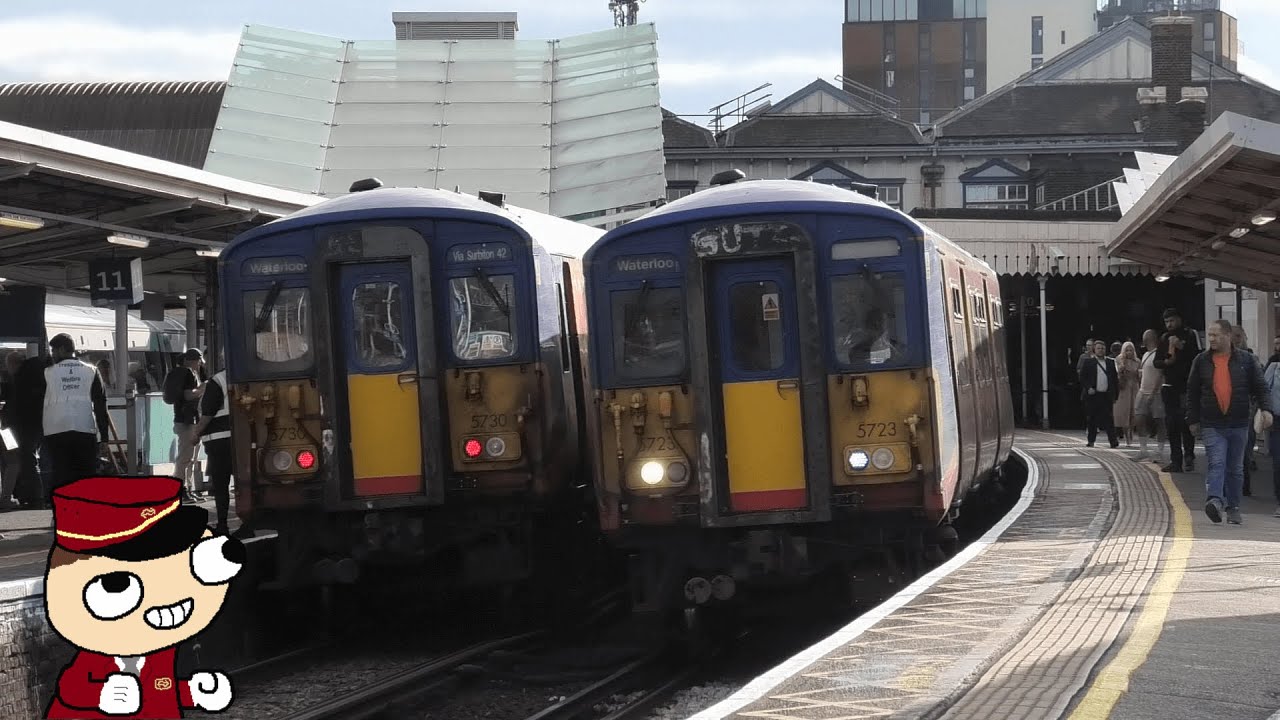 Last of the Class 455's at Clapham Junction