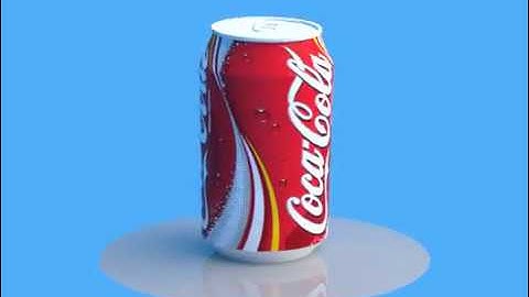 Coca Cola Can 3dsMax