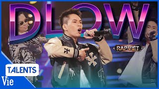 Chơi như Dlow hệ chiến, đốt cháy sân khấu với bản hit của anh Bâus | Rap Việt Live Stage