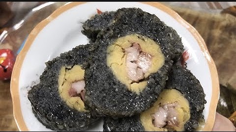 Bánh trưng đen đặc sản Bắc Sơn- Lạng Sơn