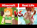 MINECRAFT ALEX IN REAL LIFE! Minecraft vs Real Life new animation