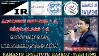 GPSC CLASS 1/2 | ACCOUNT OFFICER | ECONOMY MCQ | DR.V.K.RAMANI SIR | RAMANI'S INSTITUTE RAJKOT | screenshot 5