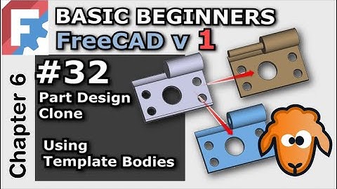 FreeCAD 1.0 | The Power of Part Design Clones | Basic Beginners FreeCAD Lesson 32