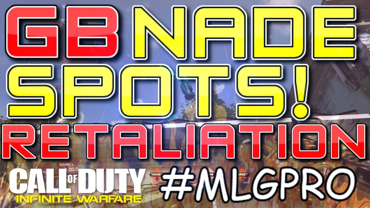 Best Competitive NADE SPOTS on RETALIATION! (Infinite Warfare GB Nade Spots) (COD IW Grenade Spots)