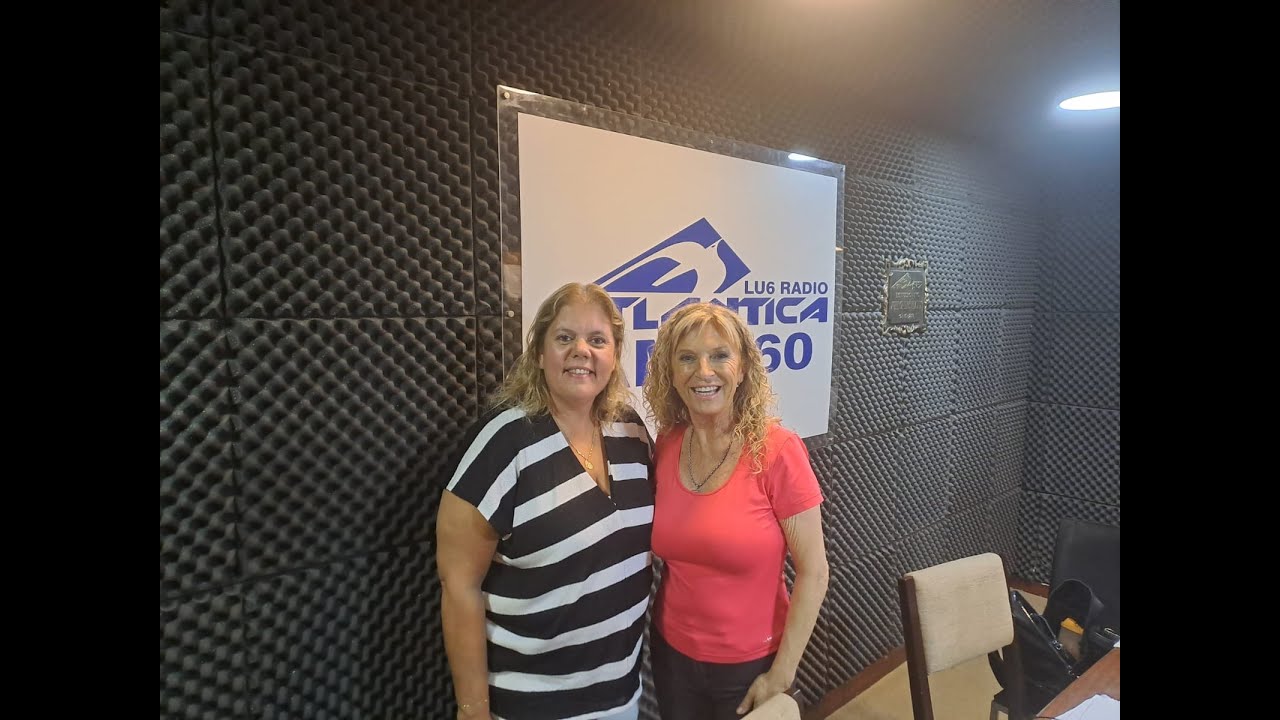Noelia Pace Medium junto a María Delia Sebastiani en LU6