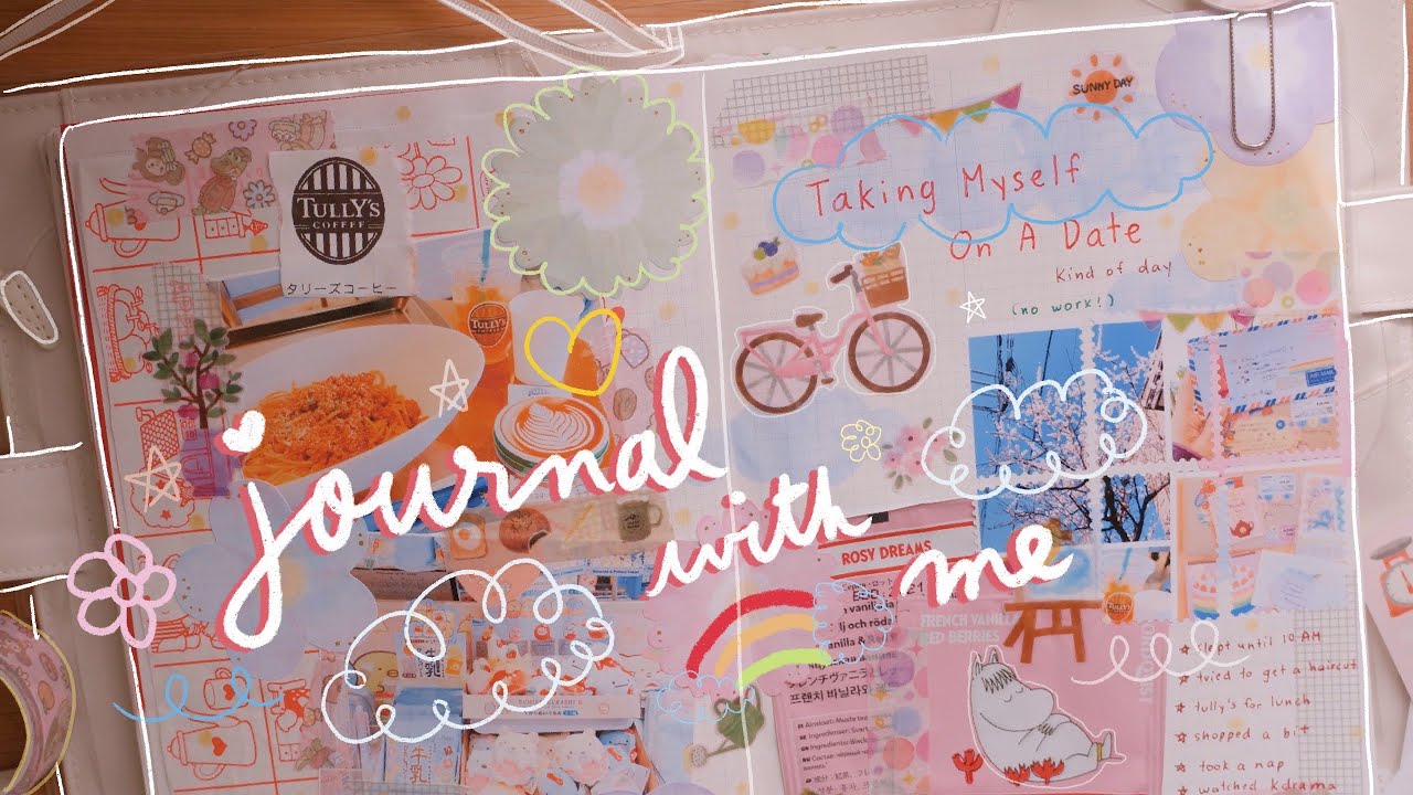 Real Time Journal With Me Kawaii Journaling Love Challenge Prompts 💖
