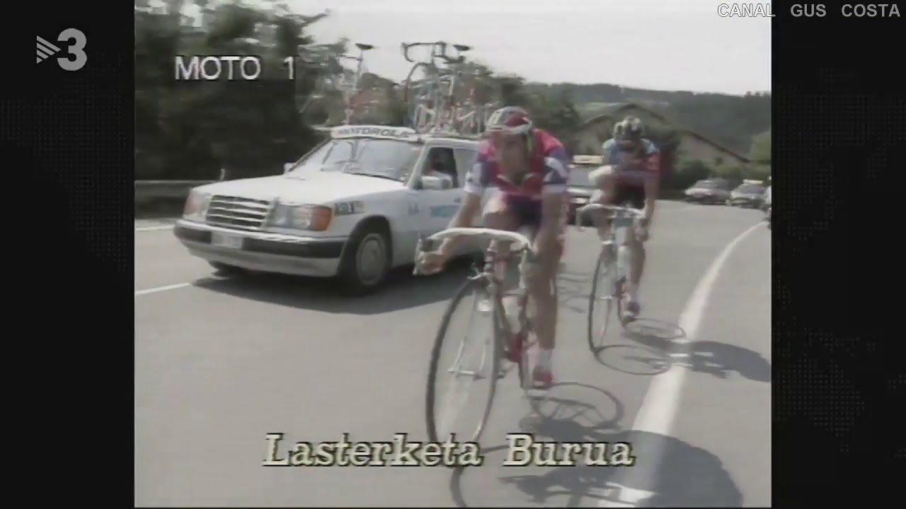 SUBIDA A URKIOLA 1991 PEDRO DELGADO