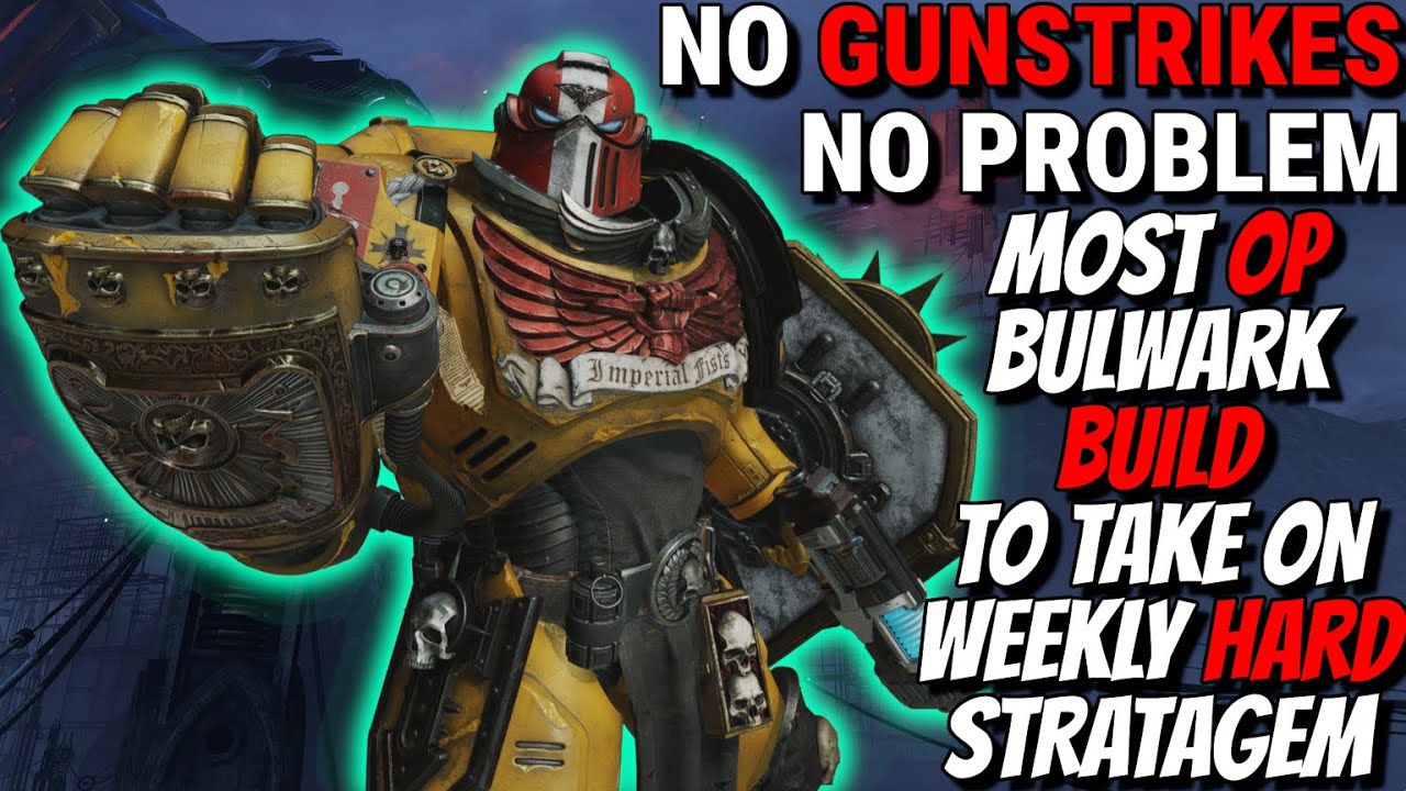 Power Fist Bulwark PULVERIZES Chaos In Weekly Stratagem 11 - True Solo HARD | Space Marine 2