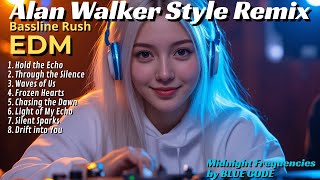 Waves of Us  | Blue Code – Midnight Frequencies |  Alan Walker Style EDM Remix (Luxury Club Mix)