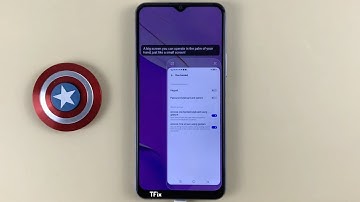 How to swipe across the screen to enter one-handed mode on Vivo Y20 Android 10