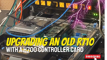 Een oude R710 upgraden met een H700-controllerkaart ter ondersteuning van grotere schijven