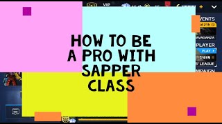 HOW TO BE A PRO WITH SAPPER CLASS   MC5   (The Last Gamer)