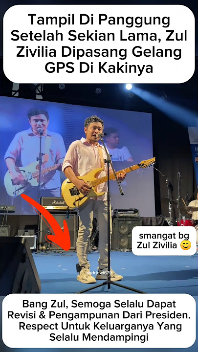 Zul Zivilia Kembali Manggung, Gelang GPS Jadi Perhatian #zulzivilia #shortvideo