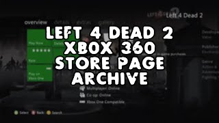 Left 4 Dead 2 Xbox Store Archive