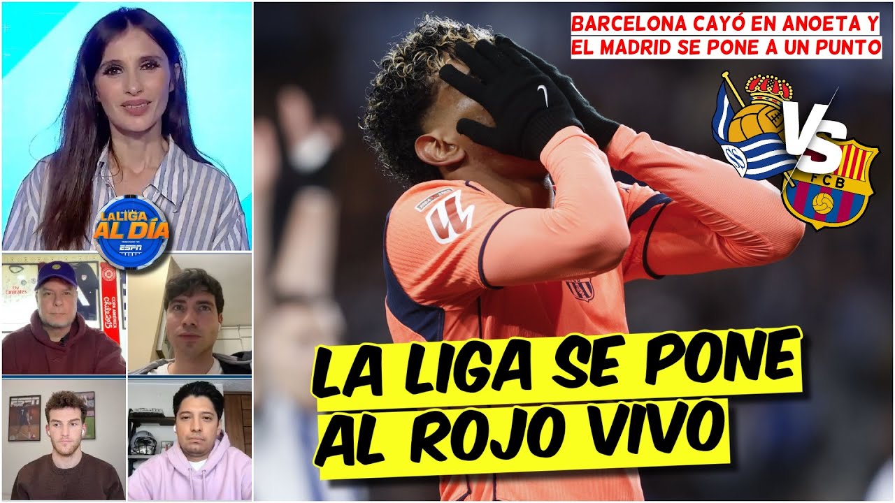 Barcelona CAYÓ ante la Real Sociedad y PONE LA LIGa al ROJO VIVO. El ...