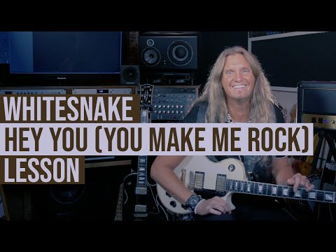 Whitesnake - Hey You (You Make Me Rock) - Lesson with Joel Hoekstra