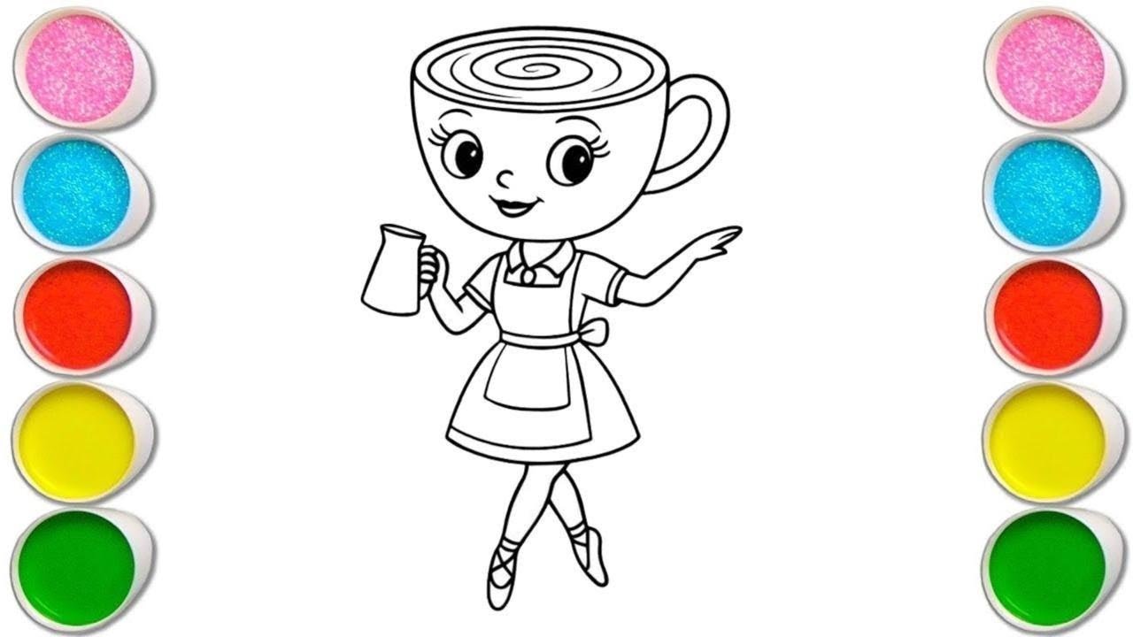 How to draw a cappuccino assassino drowing painting and coloring for kids 