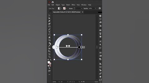 How to make Impossible Circle in #illustrator