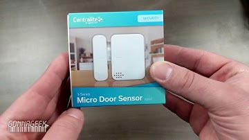 Centralite Micro Door Sensor Unboxing