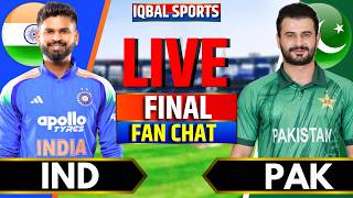 Details 🔴IND vs PAK Final Fan Commentary | India vs Pakistan Live | Live Cricket Match Today | Iqbal Sports Guide