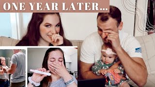 Reacting to my Pregnancy Announcement Video ONE YEAR LATER!