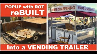 Popup Trailer Conversion to Vending Trailer