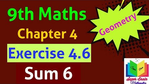 9th maths Exercise 4.6 sum 6 | Class 9 chapter 4 Exercise 4.6 6th sum | Super brain mathematics