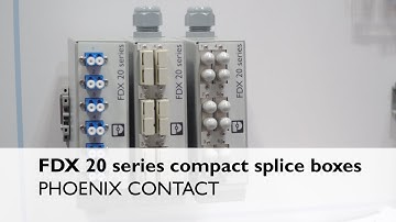 FDX 20 series compact splice boxes