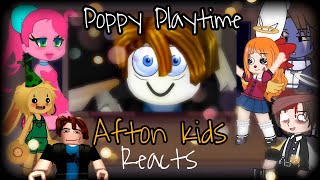 Poppy Playtime Bunzo And Mommy Longlegs Afton Kids React To Buur Roblox Funny Momentgacha