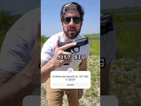 is .357 SIG dead or still legit? 💀(I kinda like it) #shorts #357 #sig #p229 #ammo #357sig #pistol