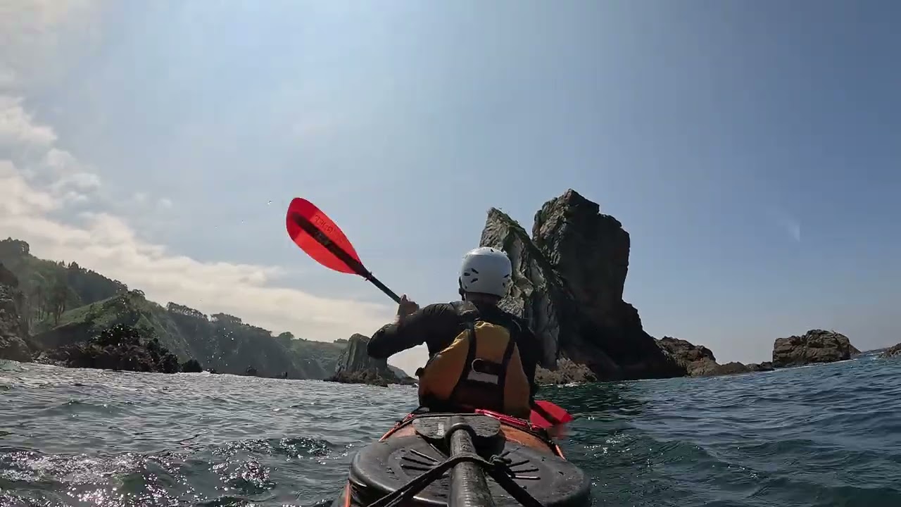 Kayak de mar Asturias parte 1