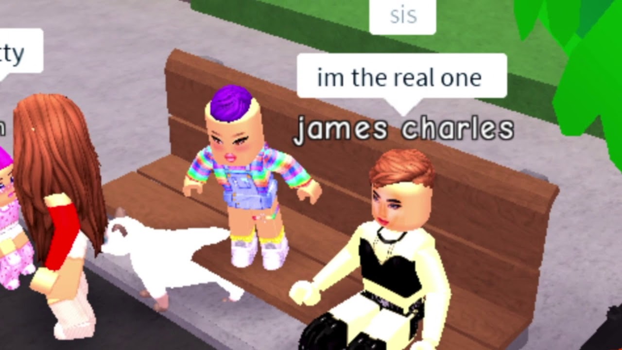 Pretending To Be James Charles On Roblox Youtube - james charles roblox