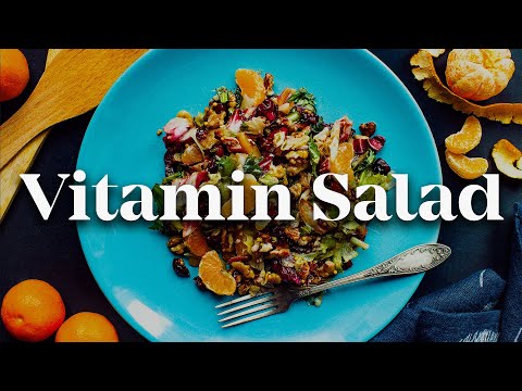 Mandarin Orange Salad with Cranberries and Walnuts