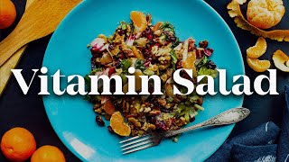 Celebrity Orange Salad with Cranberries and Walnuts | Easy Vitamin Winter Salad Recipe Net Worth