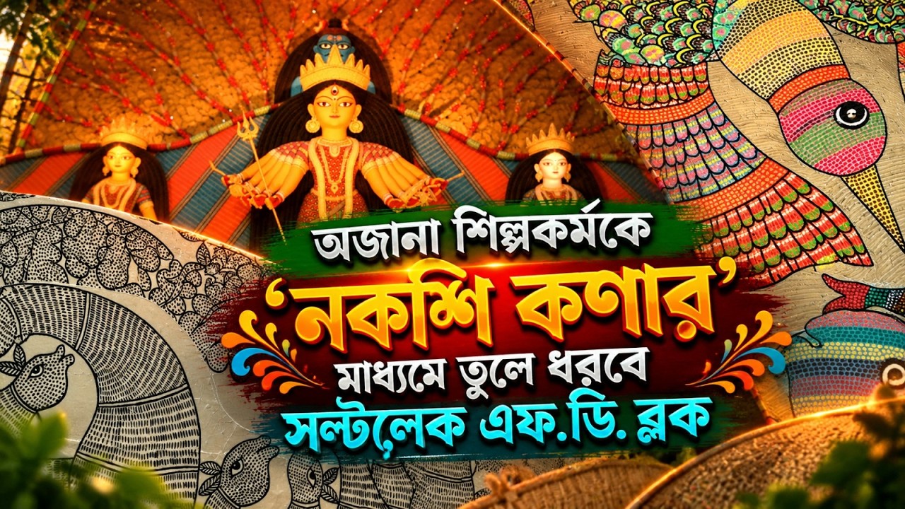 অজানা শিল্পকর্মকে 'নকশি কণার' মাধ্যমে তুলে ধরবে সল্টলেক এফ ডি  ব্লক