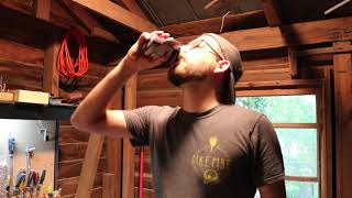 Amatuer Woodworkers Jake and Brandon Drink Beer and build a wine rack.