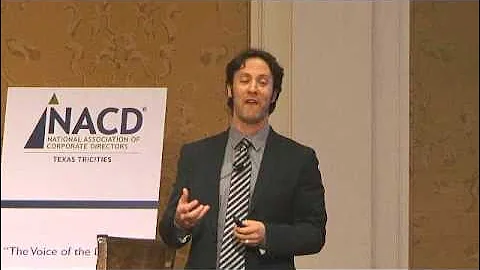 NACD Houston - Dr. David Eagleman - Boardroom Decision Making and Your Brain