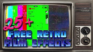 Retro Vintage Film Overlay Pack Free Download