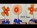 How to make an electric table fan using matchbox and DC Motor - easy